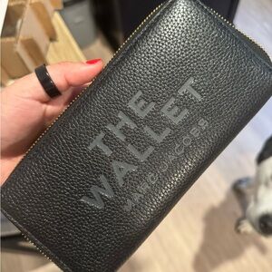 Marc Jacobs Black Textured Wallet
